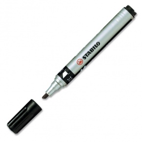 Stabilo Mark-4-all alkoholos marker vágotthegyű fekete